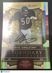 2009 Panini Playoff Contenders Legendary Contenders Mike Singletary #65 Autograph