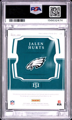 2020 Panini National Treasures Rookie Gloves Signatures Jalen Hurts PSA 6 #JAH