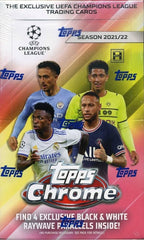 2021/22 Topps Chrome UEFA Champions League Hobby Box