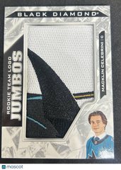 2024 Upper Deck Black Diamond Macklin Celebrini #RTL-MC Manufactured Hockey Patch