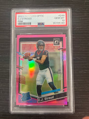 2023 Donruss Optic CJ Stroud #244 pink PSA 10