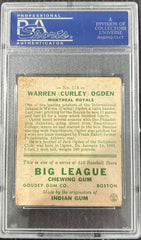 1933 Goudey Curley Ogden #174 PSA 2
