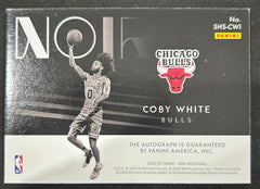 2020 2019-20 Panini Noir Coby White #SHS-CWI 44/99 Autograph