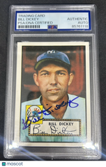 1952 Topps Reprint Series Bill Dickney #400 PSA Auto Authentic