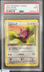 1999 Pokemon Jungle Jigglypuff #54 1ST Edition PSA 9