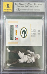2020 Panini Illusions Rookie Vision Signatures Jordan Love #4 /25 BGS 8.5 Auto 10