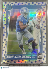 2021 Panini Donruss Optic Prizm Amon-Ra St. Brown #228 Stars Holo