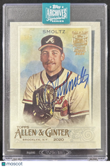 2020 Topps Allen & Ginter Archives Signature Series John Smoltz #66 2/8