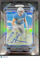 2023 Panini Chronicles Prizm Black Aidan Hutchinson #PB-16 RC 33/49