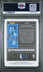 2021 Panini One And One Jalen Brunson Purple