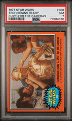 1977 Star Wars Technicians Ready C-3po For The Cameras PSA 7 #306
