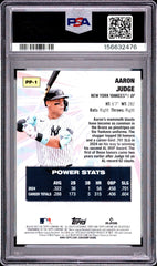 2025 Topps Chrome Power Players Aaron Judge PSA 10 #PP1