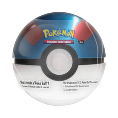 Pokemon Ball Tin Blue/Red