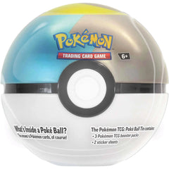 Pokemon Ball Tin Blue/Yellow/White