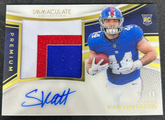 2025 Immaculate Cam Skattebo Patch Autograph