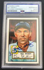 Bill Dickey Trading Card Autograph