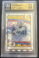 2025 Donruss Action All Pros Autographs Justin Jefferson /299