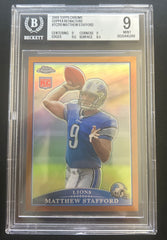 2009 Topps Chrome Copper Refractors Matthew Stafford