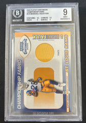 2000 Playoff Contenders Championship Fabric Marshall Faulk