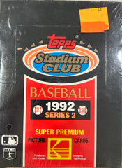 1992 Topps Baseball Stadium Club Series 2