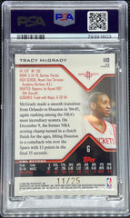 2004 Topps Finest Basketball, Jersey-Blue X-Fractor, Tracy McGrady, #110, PSA 8