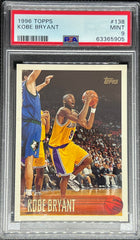1996 Topps Basketball, Kobe Bryant, #138, PSA 9