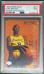 1996 Upper Deck Basketball, Rookie Exclusives, Kobe Bryant, #R10, PSA 9