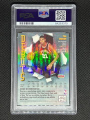 1997 Topps Finest Basketball, Refractor, Tim Duncan, #101, PSA 8