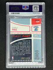 2005 Topps Finest Basketball, Fact Relics 1567/1629, Chris Paul, #FFRCP, PSA 9