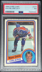 1984 O-Pee-Chee Hockey, Wayne Gretzky, #243, PSA 7