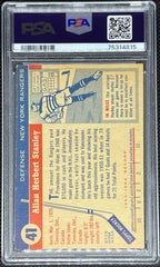 1954 Topps Hockey, Allan Stanley, #41, PSA 6