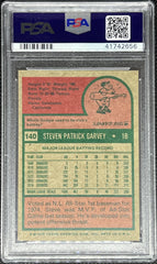 1975 Topps Baseball, Steve Garvey, #140, PSA 8