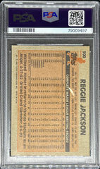 1983 Topps Baseball, Reggie Jackson, #500, PSA 8