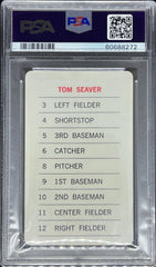 1970 Milton Bradley Baseball, Tom Seaver, PSA 9