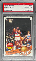 1979 Topps Basketball, Elvin Hayes, #90, PSA 8