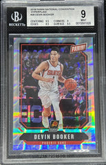 2018 Panini Basketball, National Convention, Hyperplaid 1/1, Devin Booker, #28, BGS 9