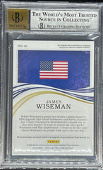 2020 Immaculate Collection Collegiate Basketball, Gold Jersey Auto, James Wiseman, #40, BGS 8.5 / Auto 10