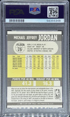 1990 Fleer Basketball, Michael Jordan, #26, PSA 8