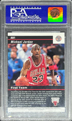 1992 Upper Deck Basketball, Michael Jordan, All-NBA Team, #AN1, PSA 8