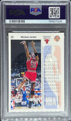 1992 Upper Deck Basketball, Michael Jordan, #23, PSA 9