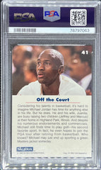 1992 Skybox Basketball, USA Basketball, Michael Jordan, #41, PSA 9