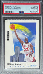 1991 Skybox Basketball, Michael Jordan, #583, PSA 10