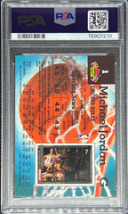 1992 Stadium Club Basketball, Michael Jordan, #1, PSA 9