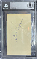 Index Card Auto, Gale Sayers, BGS Authentic