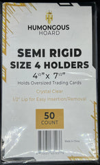 Semi Rigid Card Holders, Size 4, 50 / Pack