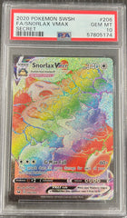 2020 Pokemon Snorlax VMAX PSA 10