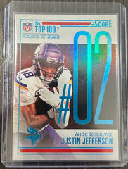 2024 Panini Score Justin Jefferson The Top 100