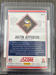 2024 Panini Score Justin Jefferson The Top 100