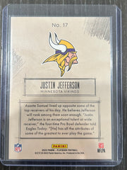 2022 Playbook Football Justin Jefferson Sketchbooks /99