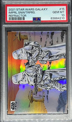 2021 Star Wars Galaxy, Imperial Snowtroopers, Refractor, #15, PSA 10